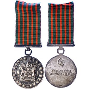 South Africa Good Service Silver Medal 1980