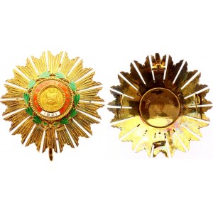 Peru Order of the Sun 3rd Type Breast Star & Badge 1821