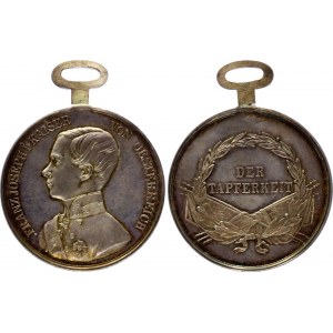Austria - Hungary Bravery Silver Medal “Der Tapferkeit” 2nd Class 1849 - 1859