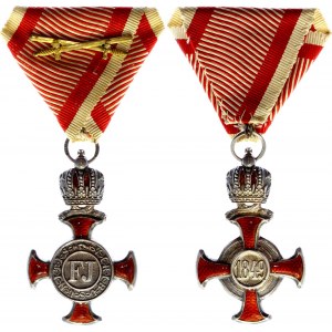 Austria - Hungary Merit Cross 1849 3rd Class 1875 - 1914