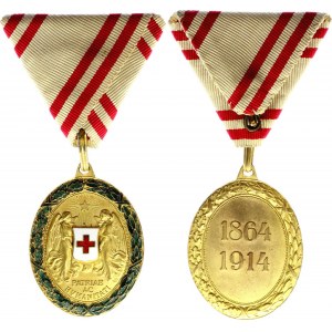 Austria - Hungary Red Cross Bronze Medal of Merit 1914 - 1918 WWI