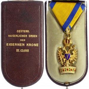 Austria - Hungary Order of the Iron Crown Knight 3rd Class 1900 -th