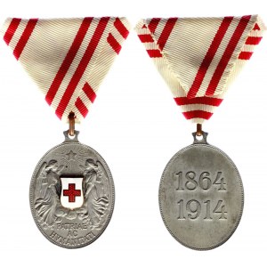 Austria - Hungary Red Cross Medal of Merit 1864 - 1914