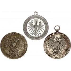 Austria - Hungary Lot of 3 Medals 19th-20th Century