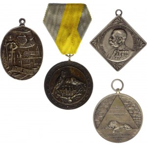 Austria - Hungary Lot of 4 Silver Medals