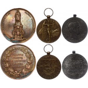 Austria - Hungary & Czechoslovakia Lot of 3 Medals
