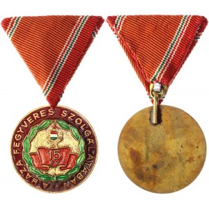 Hungary Meritorious Service Medal for 15 Years' Service 1966 - 1990