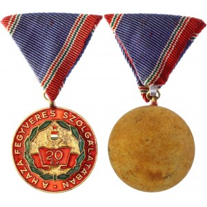 Hungary Meritorious Service Medal for 20 Years' Service 1966 - 1990