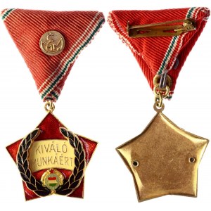 Hungary Medal for Exellent Worker 1965 - 1990