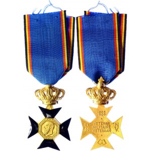 Belgium Cross of the Military Veterans of Leopold II 1909