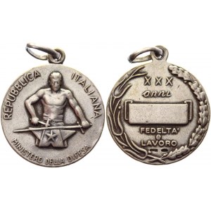 Italy Medal Ministry of Defence Republica Italiana 1930