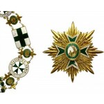 Italy Order of St. Lazar Grand Cross Collar Breast Star & Badge