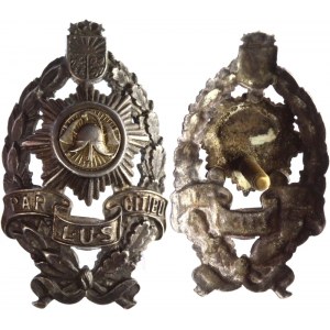 Latvia Union of Latvian Firemen Badge for Zeal 1930 Riga R