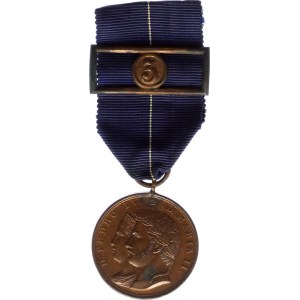 Portugal Don Pedro's & Maria's War of Liberation Medal for Military Service 3 Years 1861