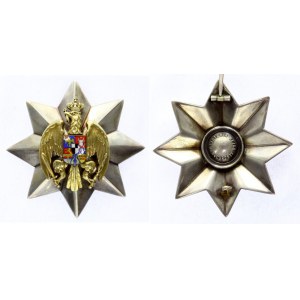 Romania Honour Decoration of Romanian Eagle Civil Guard Badge 1st Class Comander 1933