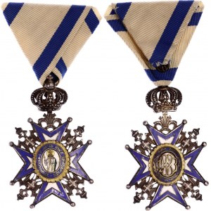 Serbia Order of St. Sava Commander Cross 4th Class 1883 Sorlini