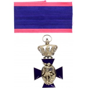 German States Bavaria Royal Merit Order of St. Michael 4th Class Cross with Crown 1910 - 1918