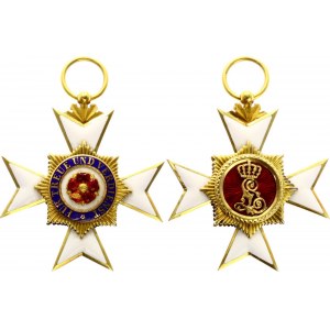 German States Lippe-Detmold Order House Honour Cross 3rd Class 1890 - 1918