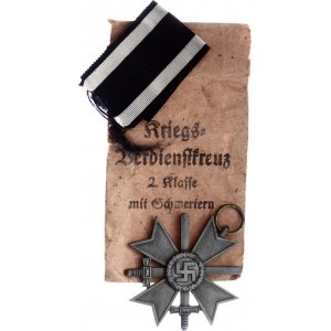 Germany - Third Reich War Merit Cross 2nd Class with Swords 1944