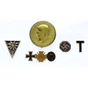 Germany - Third Reich Lot of 5 Pins 1914 - 1945