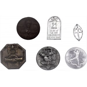 Germany - Third Reich Lot of 6 Badges & Medals 1934 - 1939