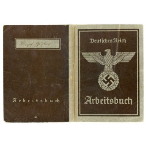 Germany - Third Reich Document of Employment History - Arbeitsbuch 1940 - 1948