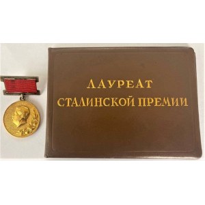 Russia - USSR Laureate of Stalin's Prize Medal 1st Class 1946
