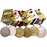 Russia - USSR Lot of 6 Military Medals 1938 - 1945
