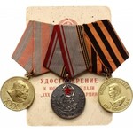 Russia - USSR Lot of 3 Medals 1941 - 1945