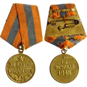 Russia - USSR Medal Capture of Budapest 1945