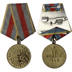 Russia - USSR Medal Liberation of Warsaw 1945