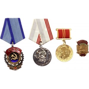 Russia - USSR Lot of 4 Awards 1960