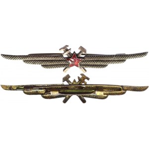 Russia - USSR Badge USSR Aviation Engineering Service Specialist 1950