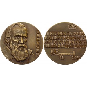 Russia - USSR Medal 100th Anniversary of the Birth of Obruchev 1964 Moscow Mint
