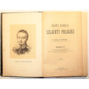 ŻYCHLIŃSKI Teodor - Złota Księga Szlachty Polskiej, rocznik 4, Poznań 1882