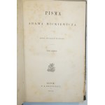 [BIBLIOTEKA PISARZY POLSKICH - tom IX] Pisma Adama Mickiewicza, tom drugi, Lipsk, F.A.Brockhaus 1876