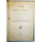 [BIBLIOTEKA PISARZY POLSKICH - tom LIX] Pisma Adama Mickiewicza, tom VI, Lipsk, F.A.Brockhaus 1877