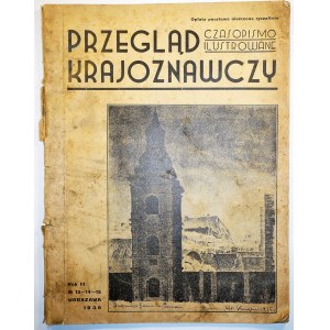 Przegląd Krajoznawczy, czasopismo ilustrowane, Warszawa 1936, rok III, nr 13-14-15
