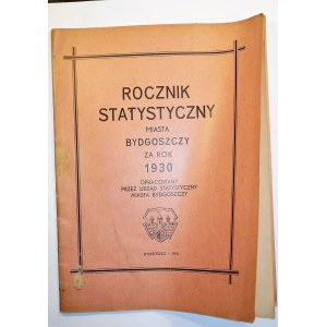 [BYDGOSZCZ] Rocznik statystyczny miasta Bydgoszczy za rok 1930, Bydgoszcz 1931