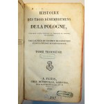 FERRAND Antoine Francois Claude - Historia trzech rozbiorów Polski / Histoire des trois demembremens de la Pologne , tom I - III (komplet), Paryż 1820,