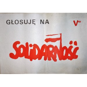 [PLAKAT] Głosuję na Solidarność, 34 x 49,5cm