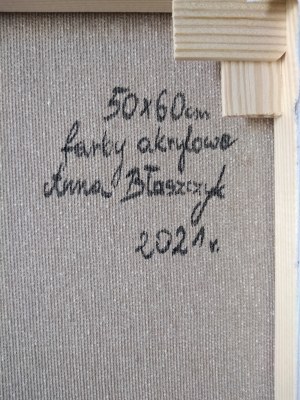Anna Błaszczyk, Wino i kwiaty, 2021r.