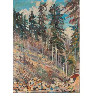 Stefan ROSTWOROWSKI (1921-2000), Wnętrze lasu, 1977