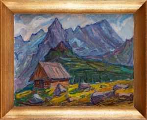 Tadeusz KUREK (1906-1974), Szałas w górach