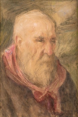 Teodor Axentowicz (1859 Braszów/Rumunia - 1938 Kraków), Portret mężczyzny