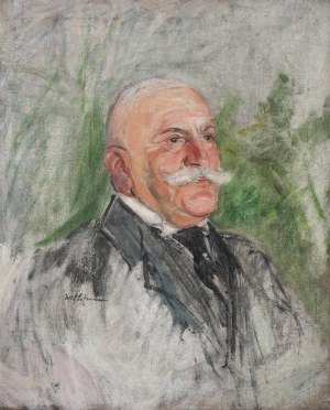 Wlastimil Hofman (1881 Praga - 1970 Szklarska Poręba), Portret mężczyzny, lata 1910–15