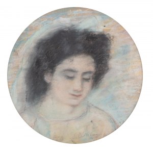 Stanisław Eleszkiewicz (1900 Czutowo k. Połtawy - 1963 Paryż), Portret kobiety, 1953 r.