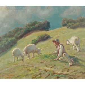 Zefiryn ĆWIKLIŃSKI (1871-1930), Baca na hali (1928)