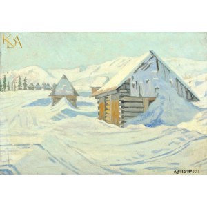 Alfred TERLECKI (1883-1973), Zimowy pejzaż tatrzański