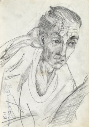 Janina MUSZANKA - ŁAKOMSKA (1920-1982), Portret Cz. Szygalskiego, 1981